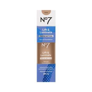 No 7 Lift & Luminate Triple Action Serum Foundation - Honey